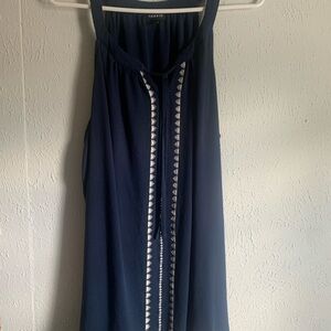 Torrid Deep Blue Sleeveless Blouse